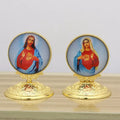 Catholic Holy Statue Set: Christ, Angel, Virgin Mary ( 1 pcs )