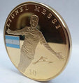 Lionel Messi Barcelona Argentina Signed Coin