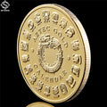 Mexico Mayan Aztec Calendar Gold Coin