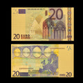 Euro Gold Foil Banknote Note